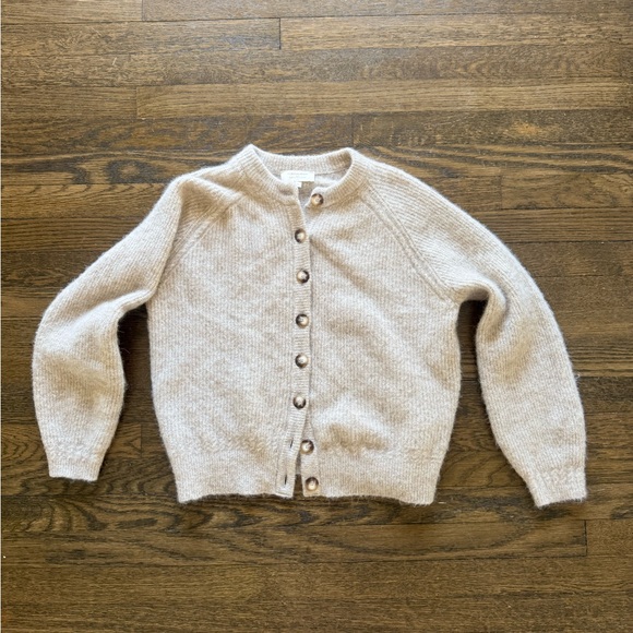 Sezane Sweaters - Sezane Othello Cardigan in Light Beige